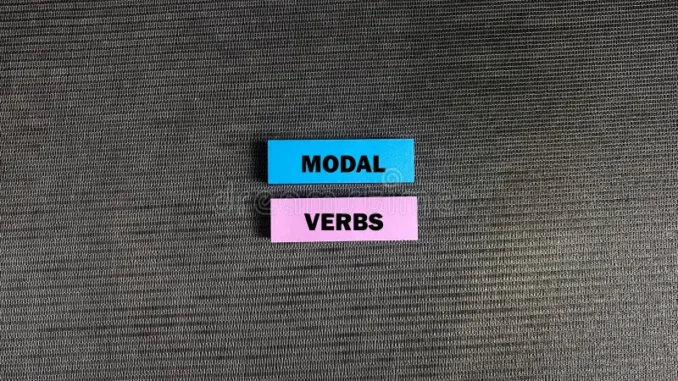 modal auxiliaries in English grammar learn easily